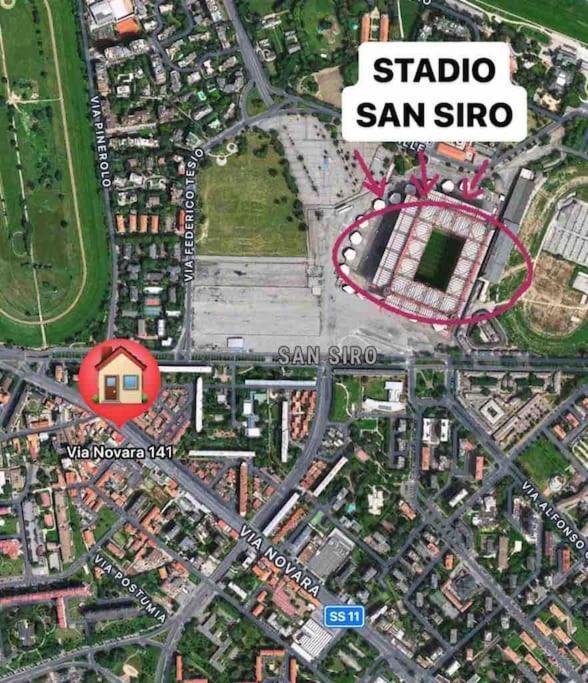Appartamento A 500 Metri Da San Siro Milan Exterior photo